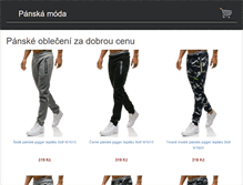Tablet Screenshot of calmawear.cz